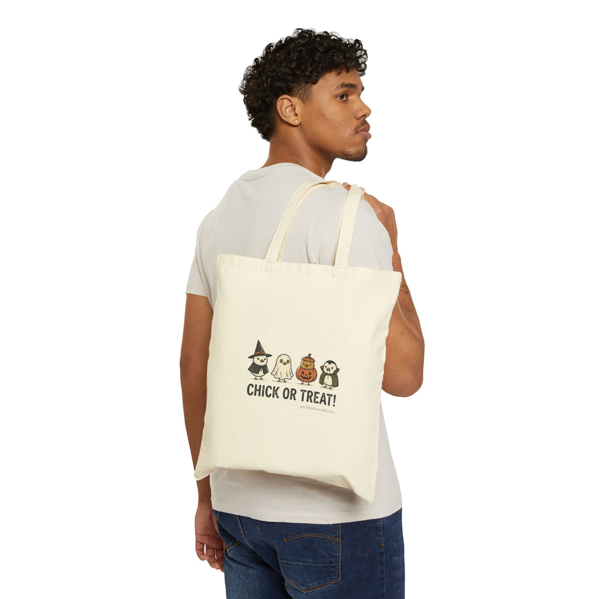"Chick or Treat!" Halloween Tote Bag