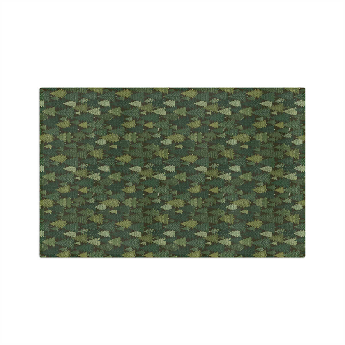 Evergreen Forest Pattern Microfiber Tea Towel