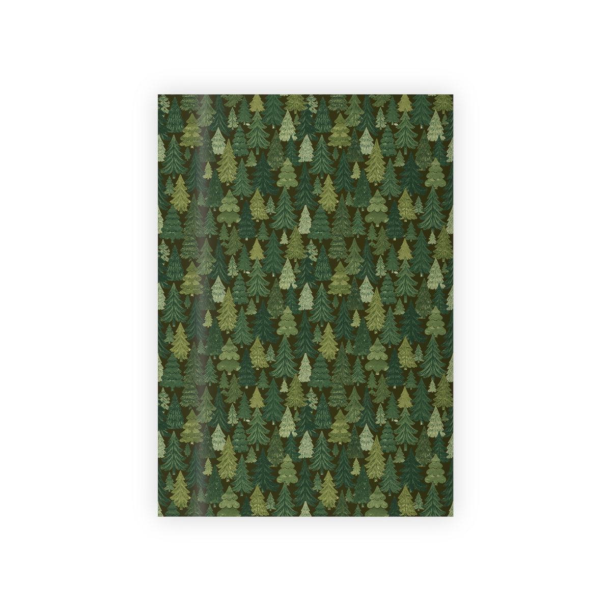 Forest Tree Pattern Gift Wrapping Paper Roll