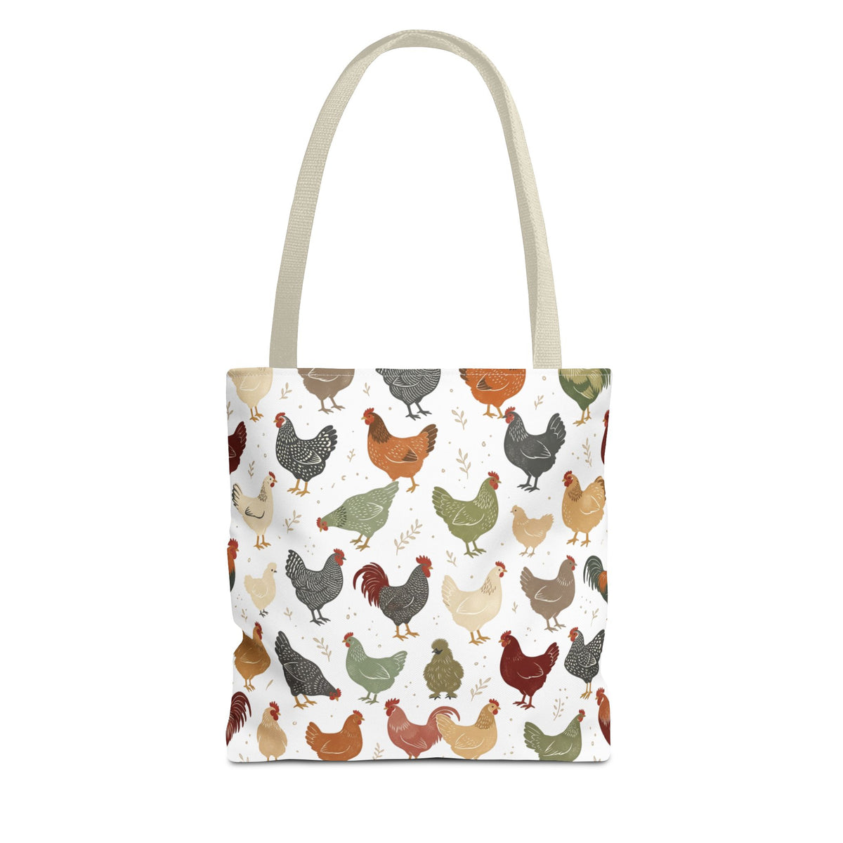 Fun Chicken Pattern Tote Bag