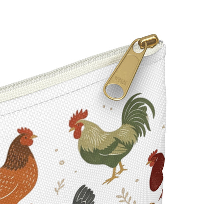Chicken Pattern Accessory Pouch