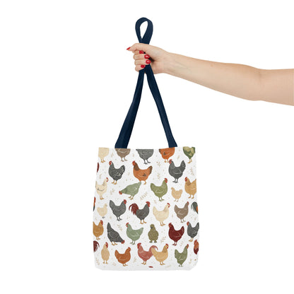 Fun Chicken Pattern Tote Bag