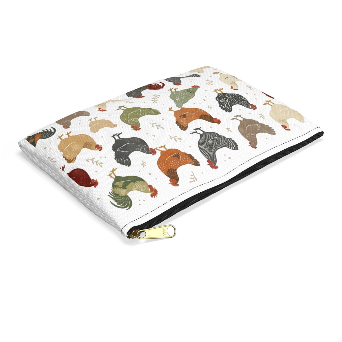 Chicken Pattern Accessory Pouch
