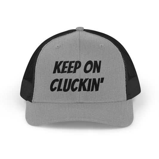 Trendy Snapback Cap for Everyday Wear, Keep on Cluckin' Hat for Festivals, Road Trips, Sports Events, Gifts