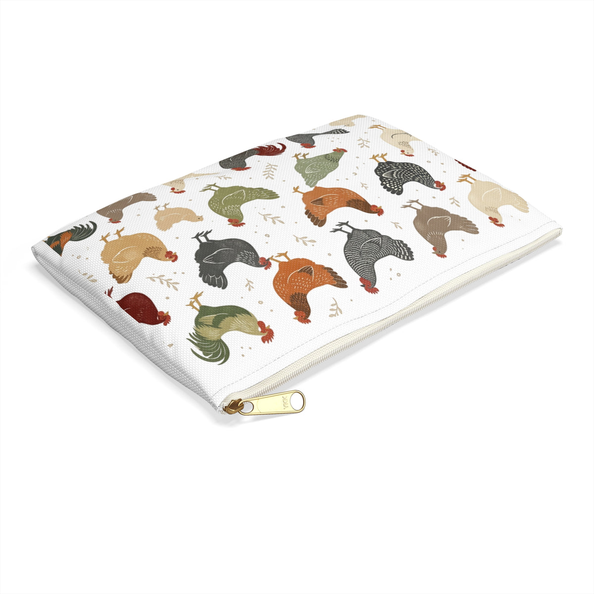 Chicken Pattern Accessory Pouch