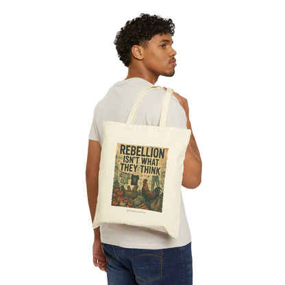 Rebellion Cotton Canvas Tote Bag