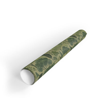 Botanical Forest Pattern Gift Wrapping Paper Roll