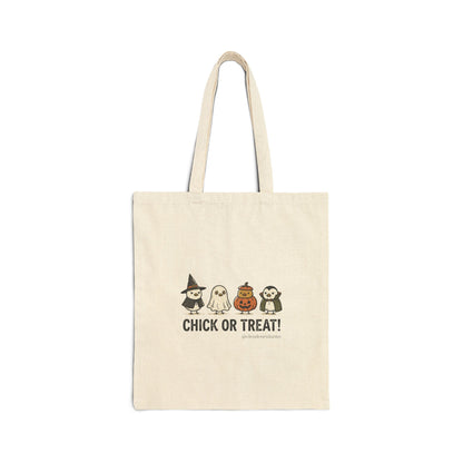 "Chick or Treat!" Halloween Tote Bag