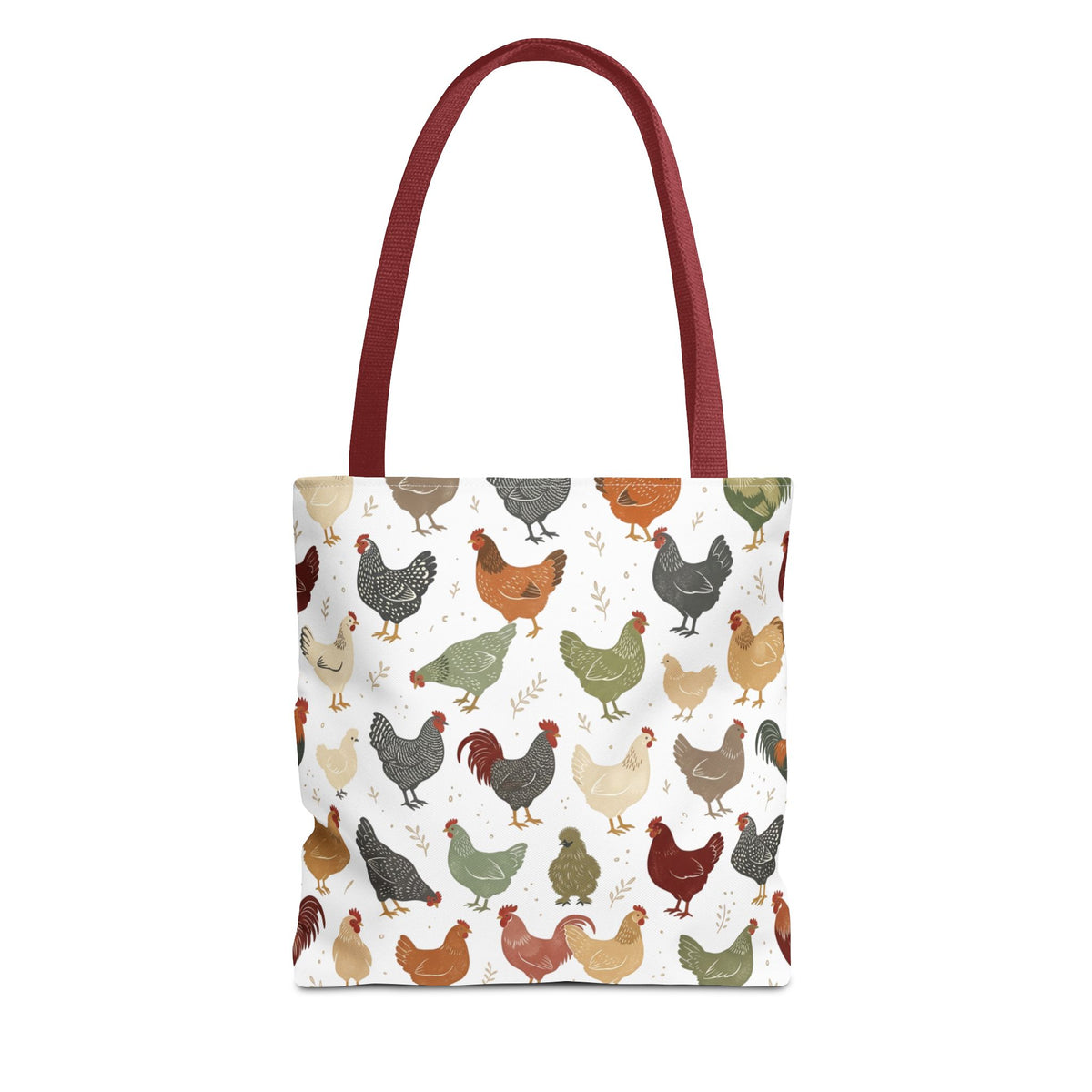 Fun Chicken Pattern Tote Bag