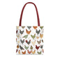 Fun Chicken Pattern Tote Bag