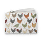 Chicken Pattern Clutch — Farmhouse Wristlet