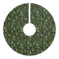 Christmas Tree Skirt with Pine Tree Pattern