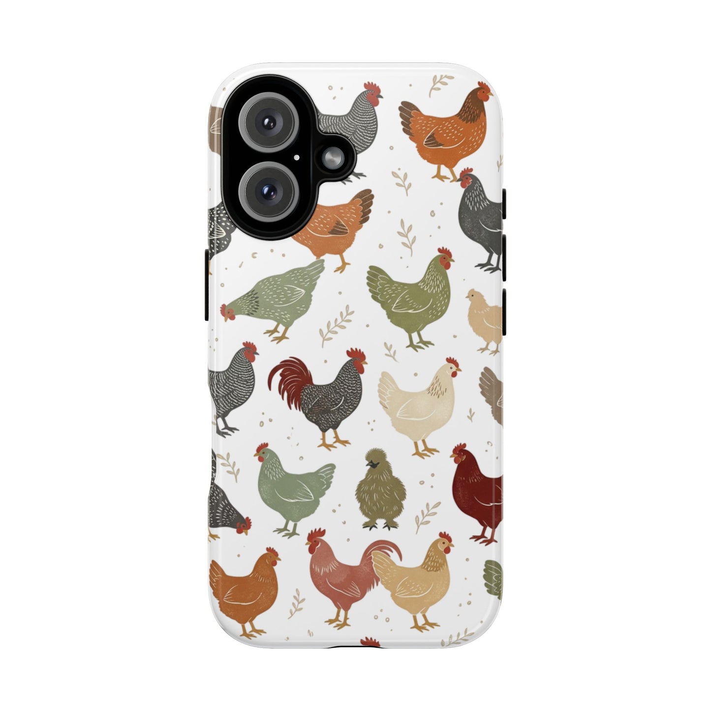 Hen Pattern iPhone Case