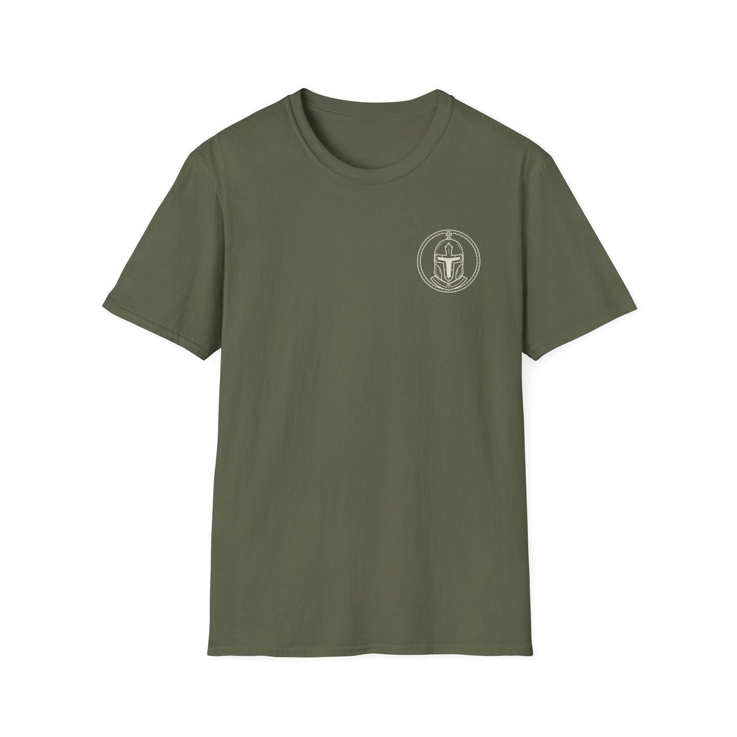 Crusader Faith Verse T‑Shirt — Isaiah 54:17 Inspirational Christian Tee