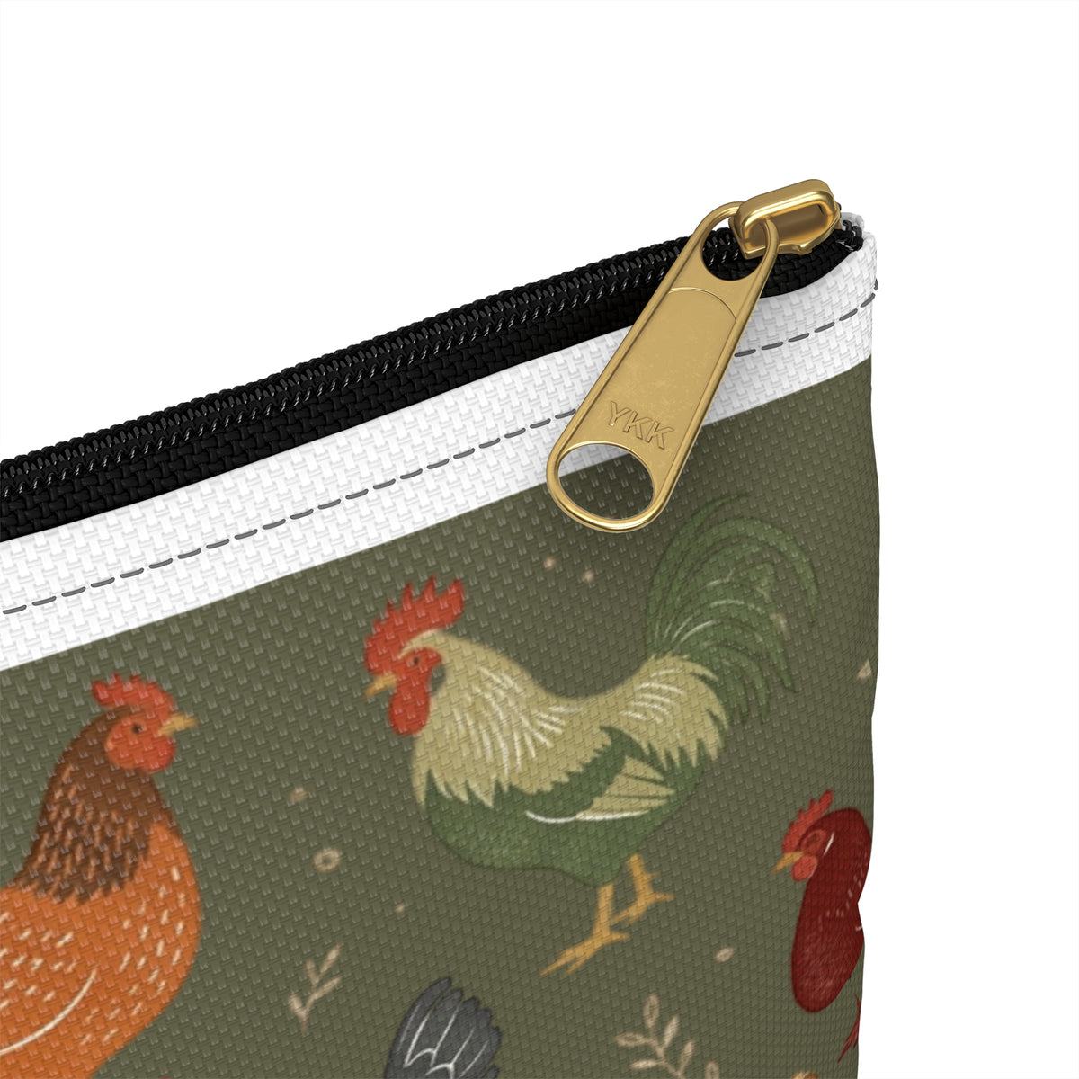 Chicken Autumn Accessory Pouch