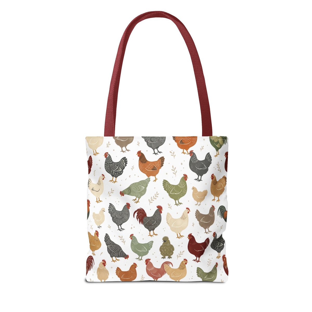 Fun Chicken Pattern Tote Bag