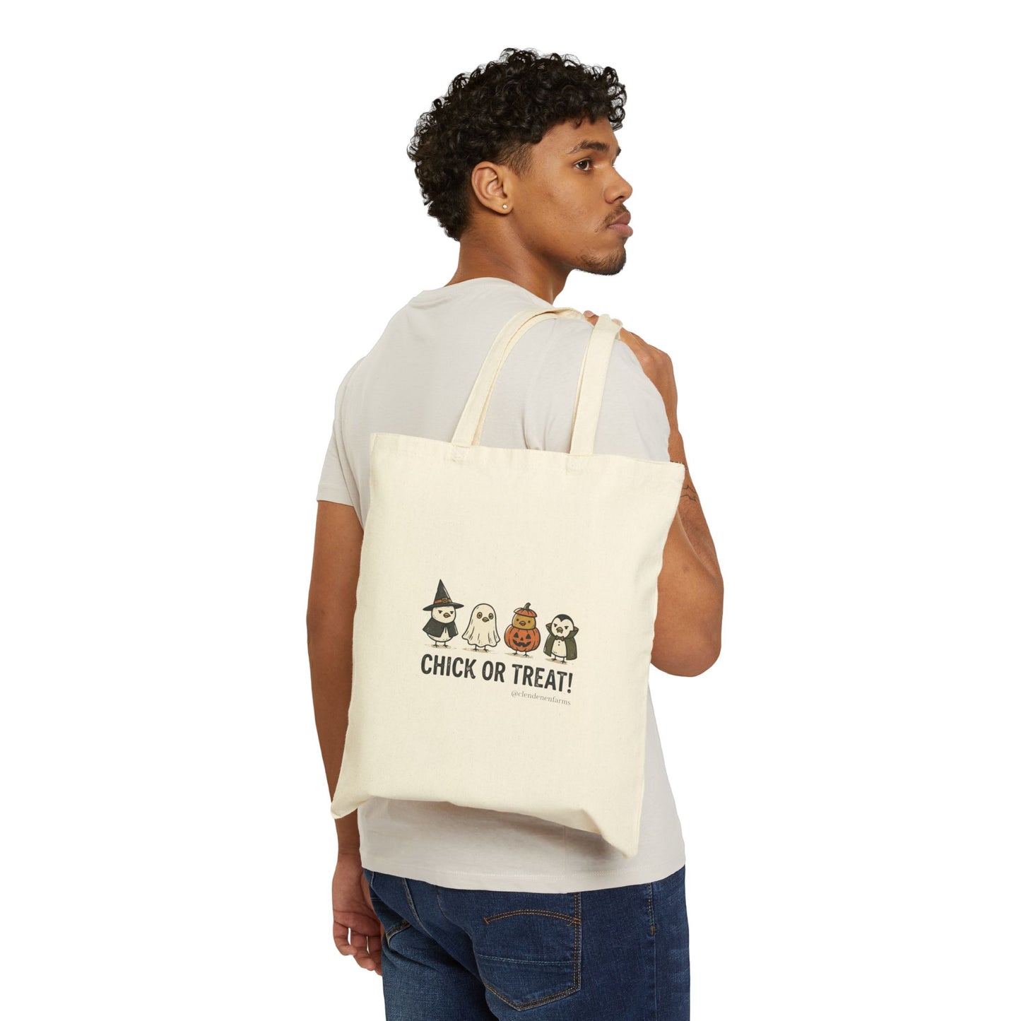 "Chick or Treat!" Halloween Tote Bag