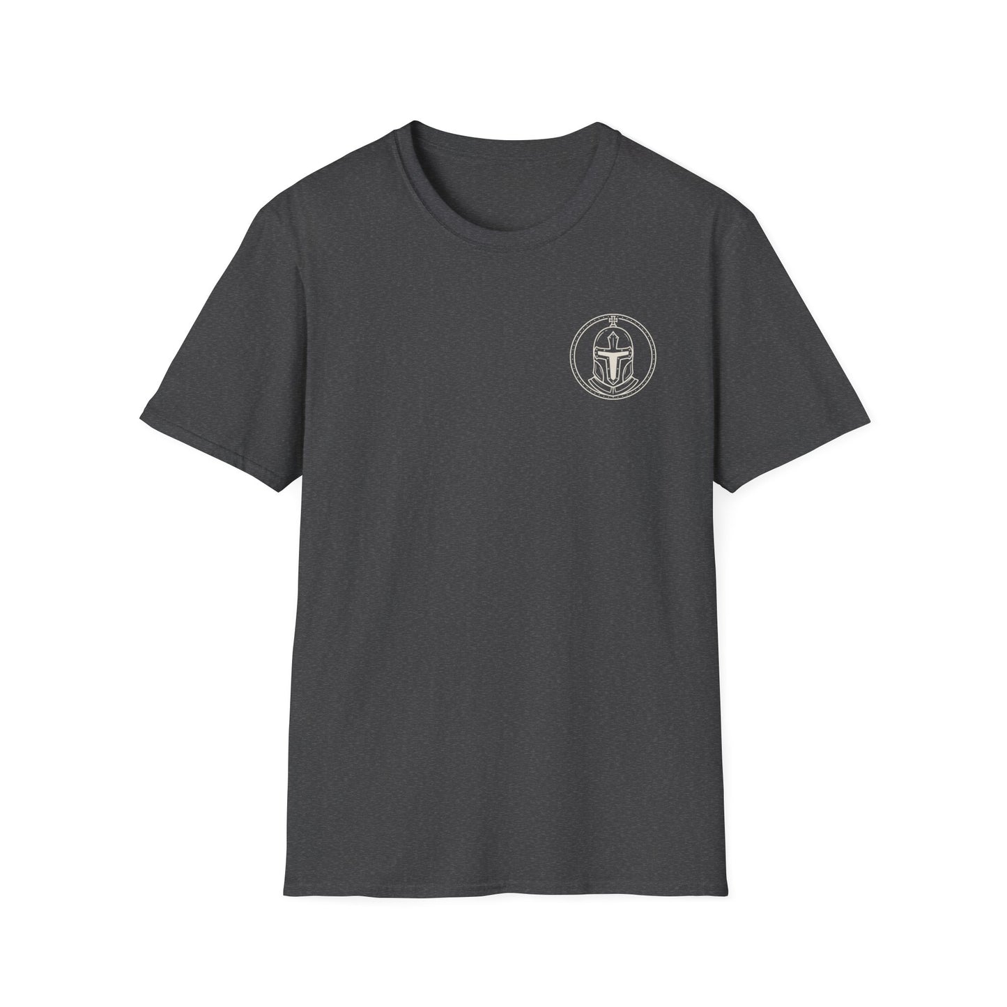 Crusader Faith Verse T‑Shirt — Isaiah 54:17 Inspirational Christian Tee