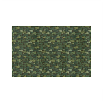 Evergreen Forest Pattern Microfiber Tea Towel