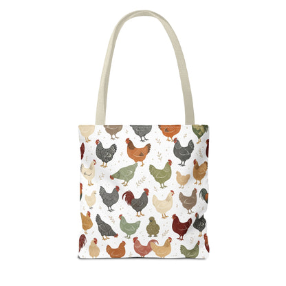 Fun Chicken Pattern Tote Bag