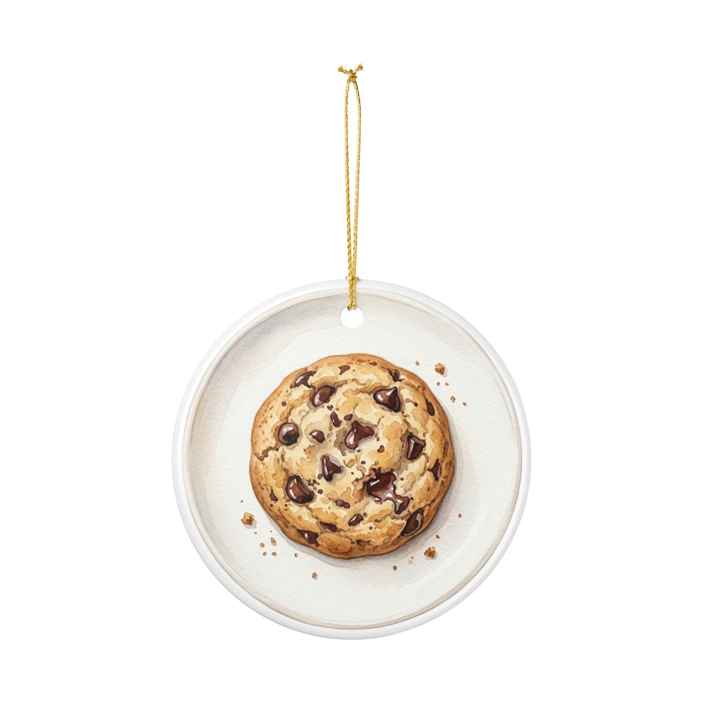 Chocolate Chip Cookie Ornament