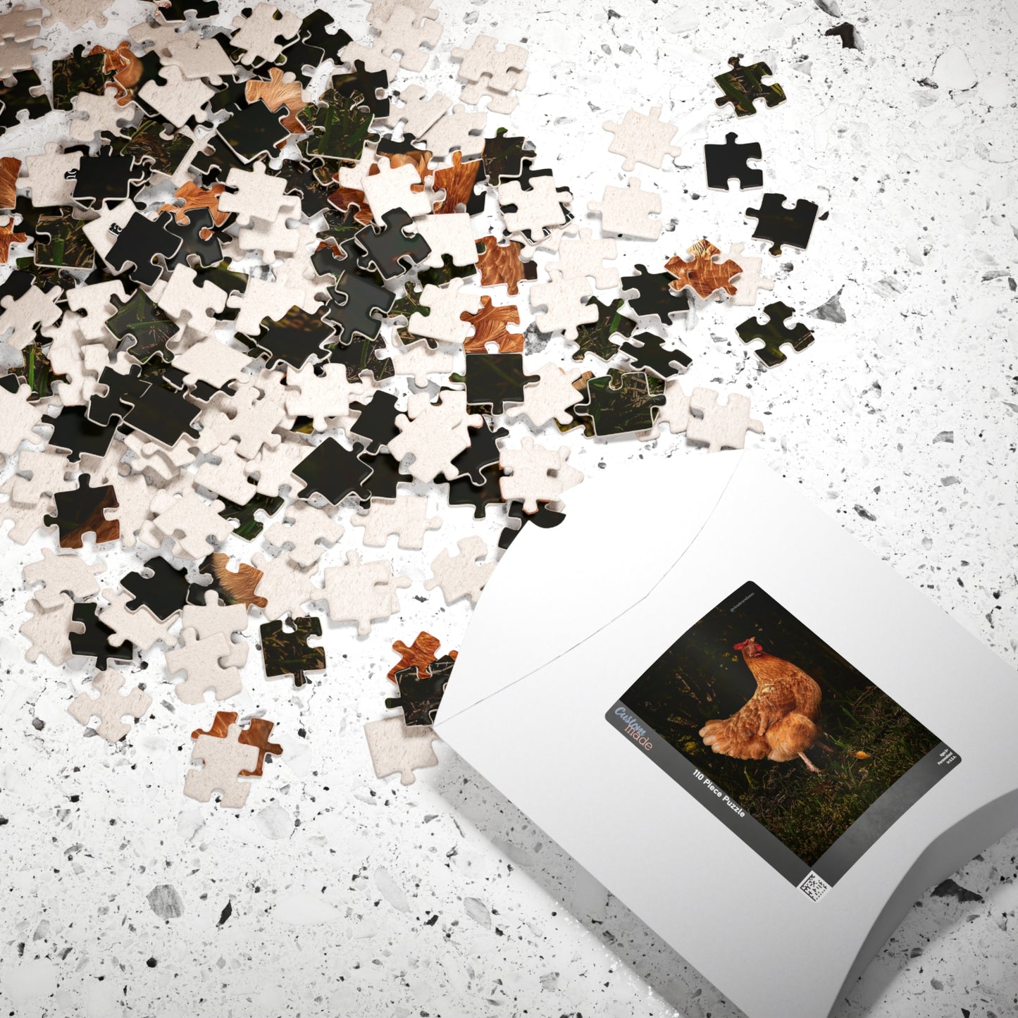Chicken Photo Jigsaw Puzzle — Farm Hen 110/252/520/1014-Piece