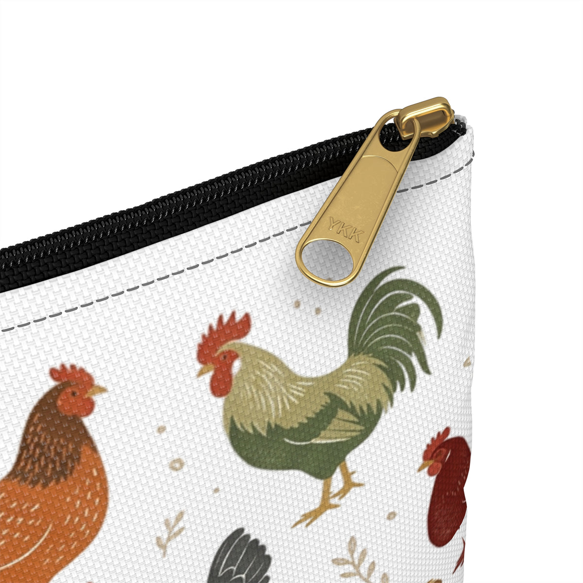 Chicken Pattern Accessory Pouch