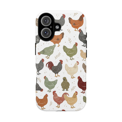 Hen Pattern iPhone Case