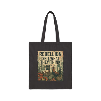 Rebellion Cotton Canvas Tote Bag
