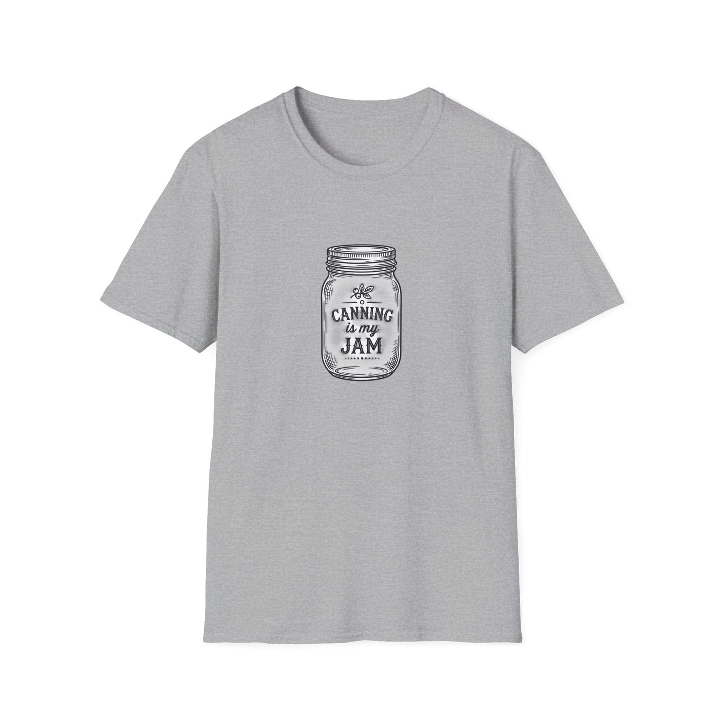 Canning Is My Jam T‑Shirt — Vintage Mason Jar Graphic Tee for Canning Lovers