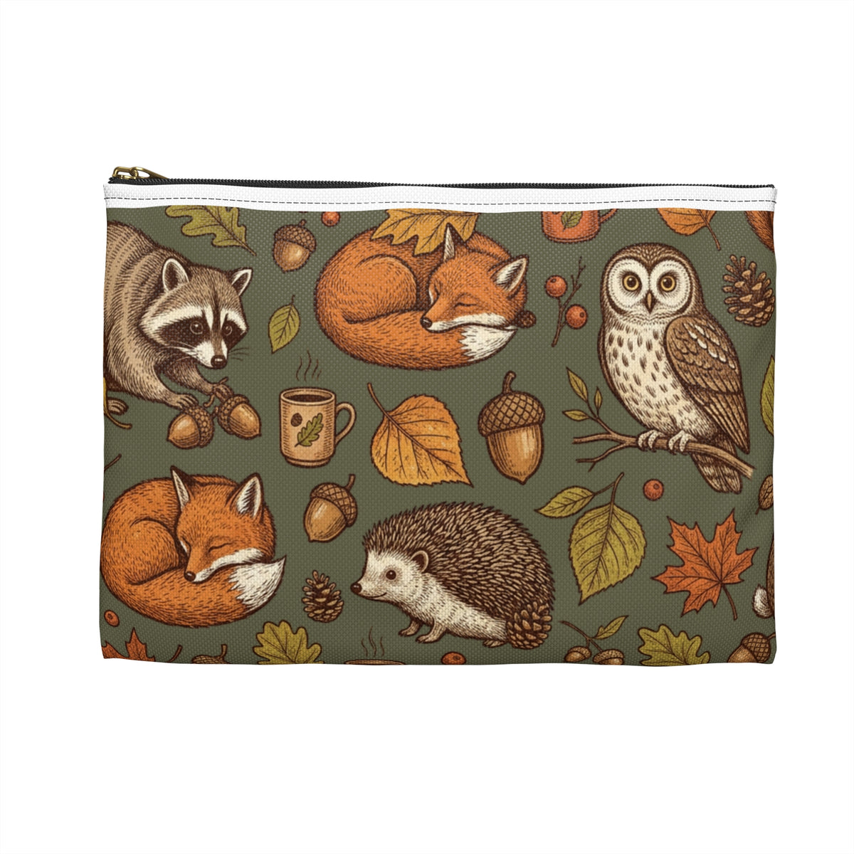 Woodland Autumn Accessory Pouch