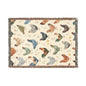 Woven Chicken Pattern Blanket