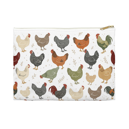 Chicken Pattern Accessory Pouch