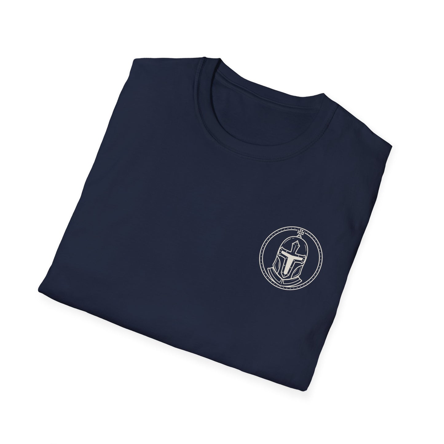 Crusader Faith Verse T‑Shirt — Isaiah 54:17 Inspirational Christian Tee