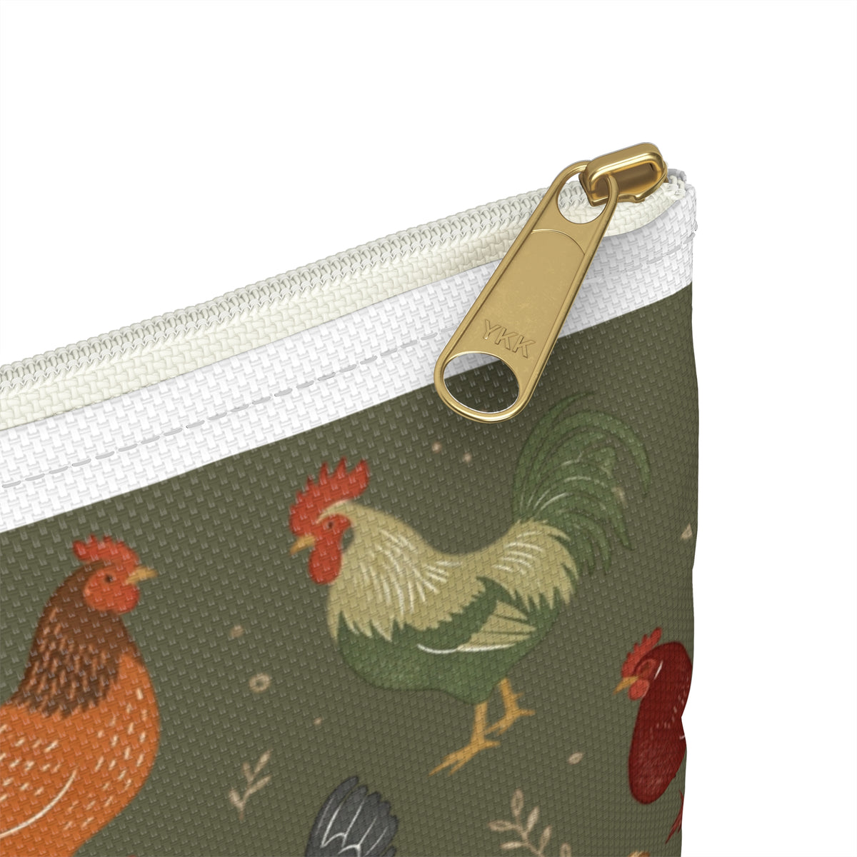 Chicken Autumn Accessory Pouch
