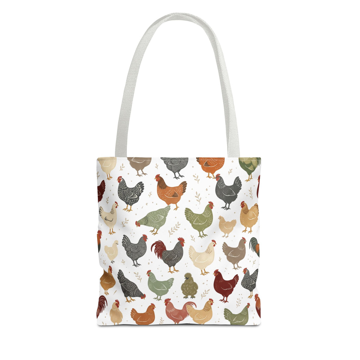 Fun Chicken Pattern Tote Bag