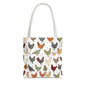 Fun Chicken Pattern Tote Bag