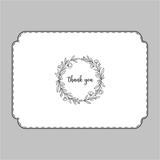 Floral Thank You Cards and Envelopes
