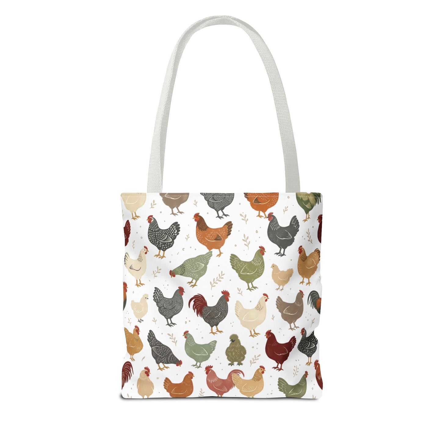 Fun Chicken Pattern Tote Bag