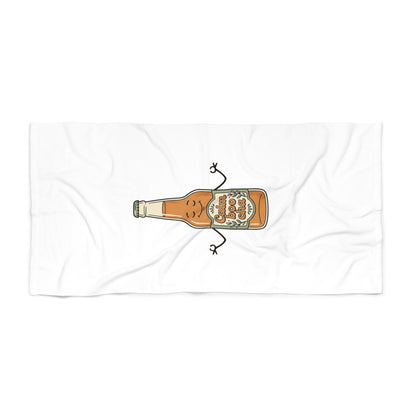Kombucha Bottle Beach Towel