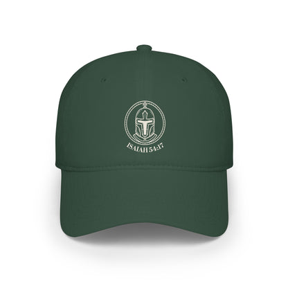 Isaiah 54:17 Embroidered Low Profile Hat