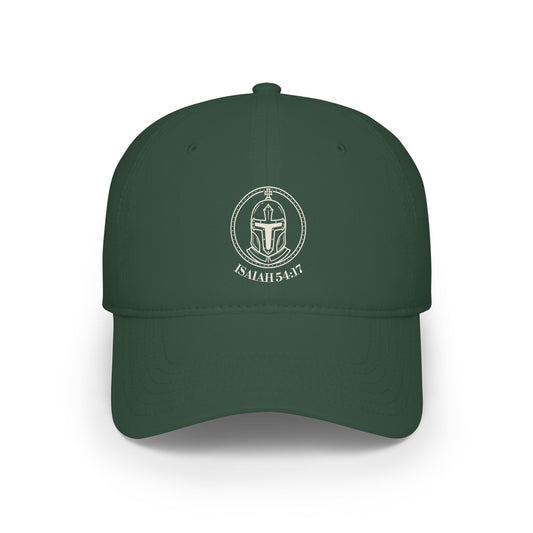 Isaiah 54:17 Embroidered Low Profile Hat