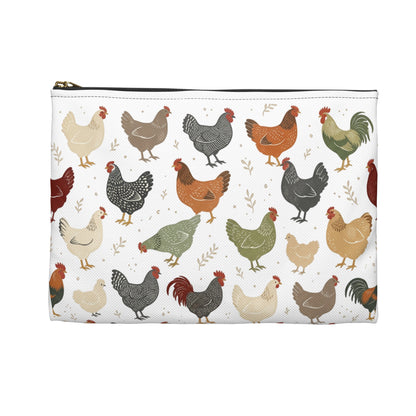 Chicken Pattern Accessory Pouch