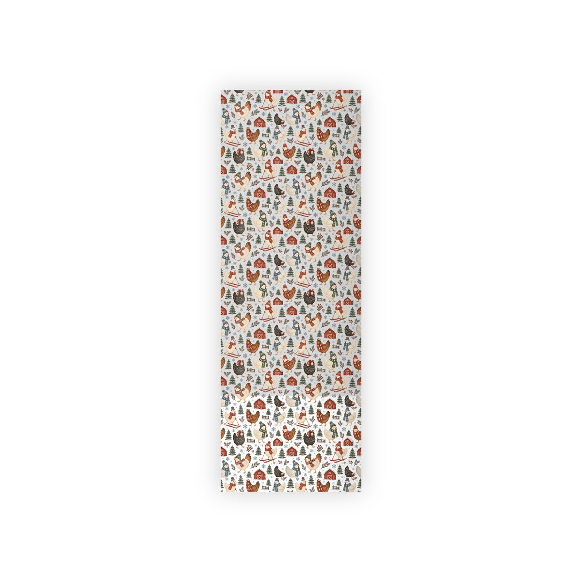 Light Winter Chickens Gift Wrapping Paper