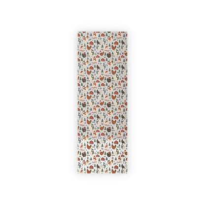 Light Winter Chickens Gift Wrapping Paper
