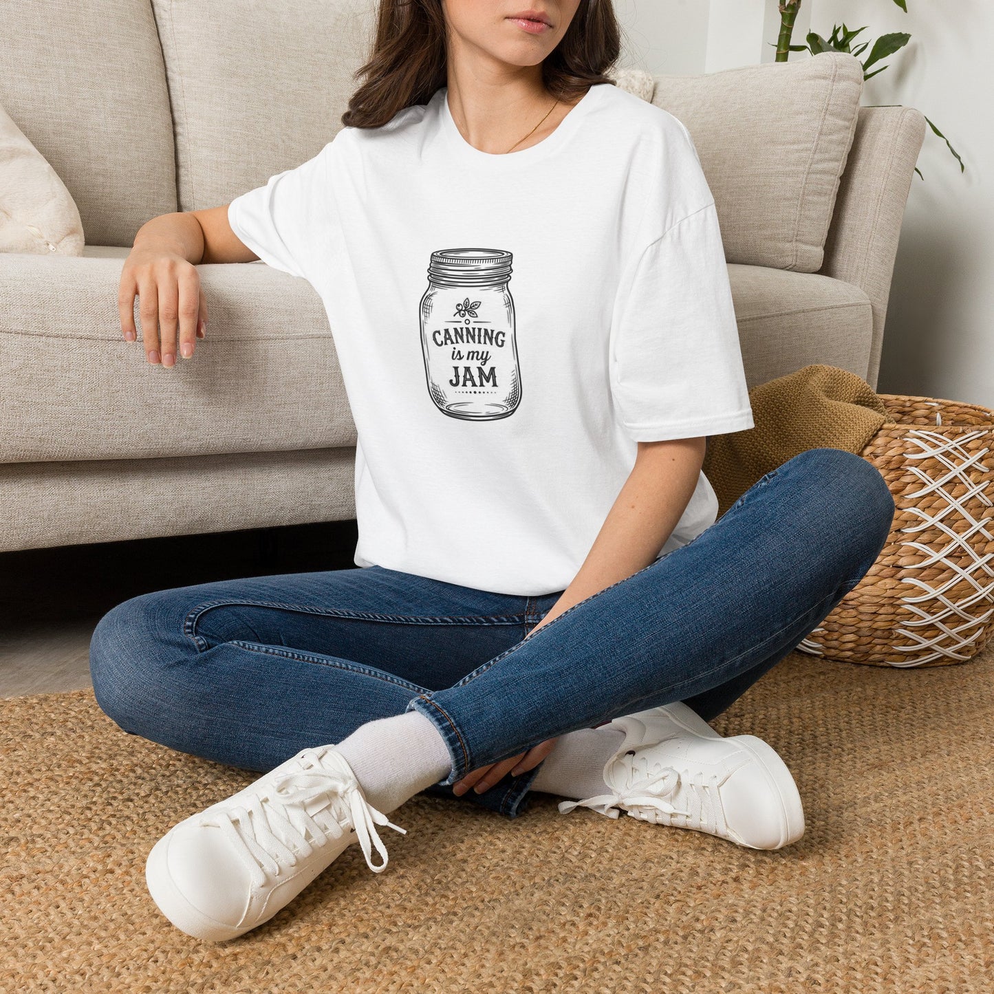 Canning Is My Jam T‑Shirt — Vintage Mason Jar Graphic Tee for Canning Lovers