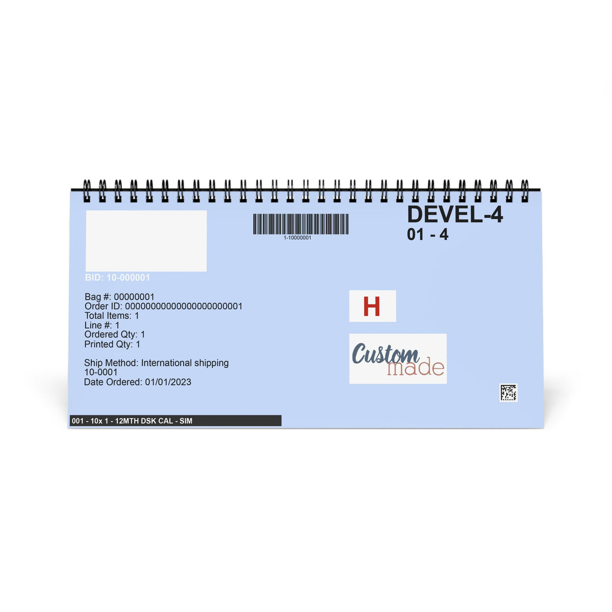 Country Hen Desk Calendar 2027