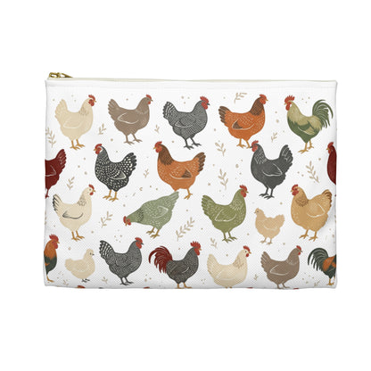 Chicken Pattern Accessory Pouch