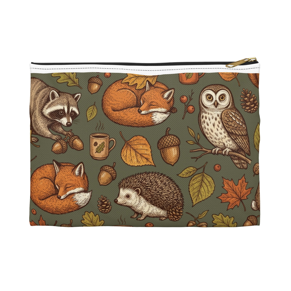 Woodland Autumn Accessory Pouch