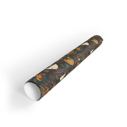 Winter Chickens Gift Wrapping Paper